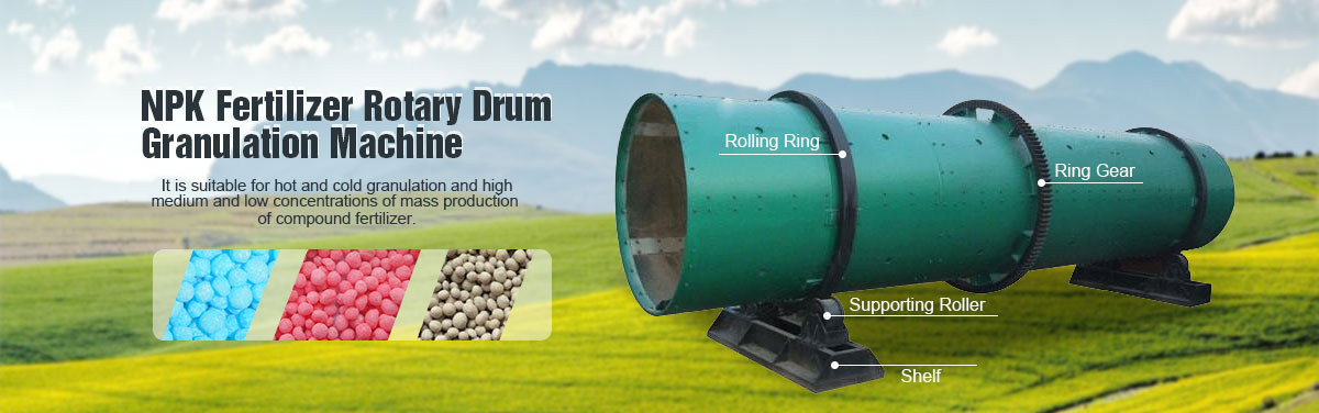 NPK Fertilizer Rotary Drum Granultion Machine
